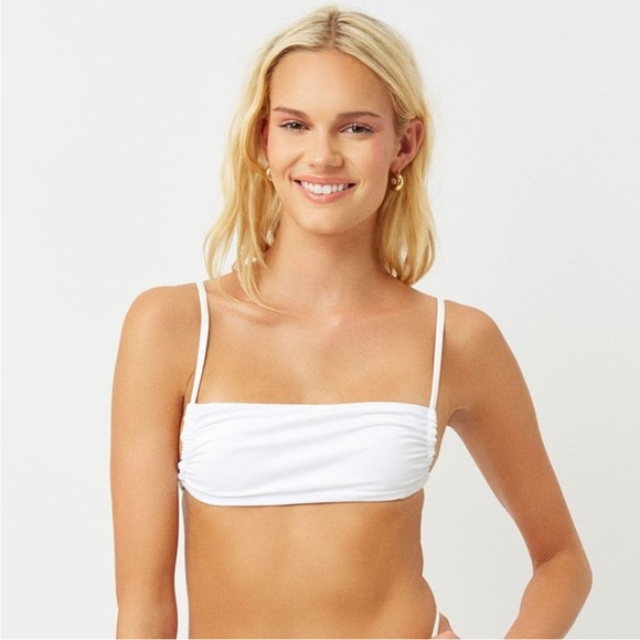 Frankies Bikinis Kailyn String Bandeau Bikini Top - Picture 1 of 3